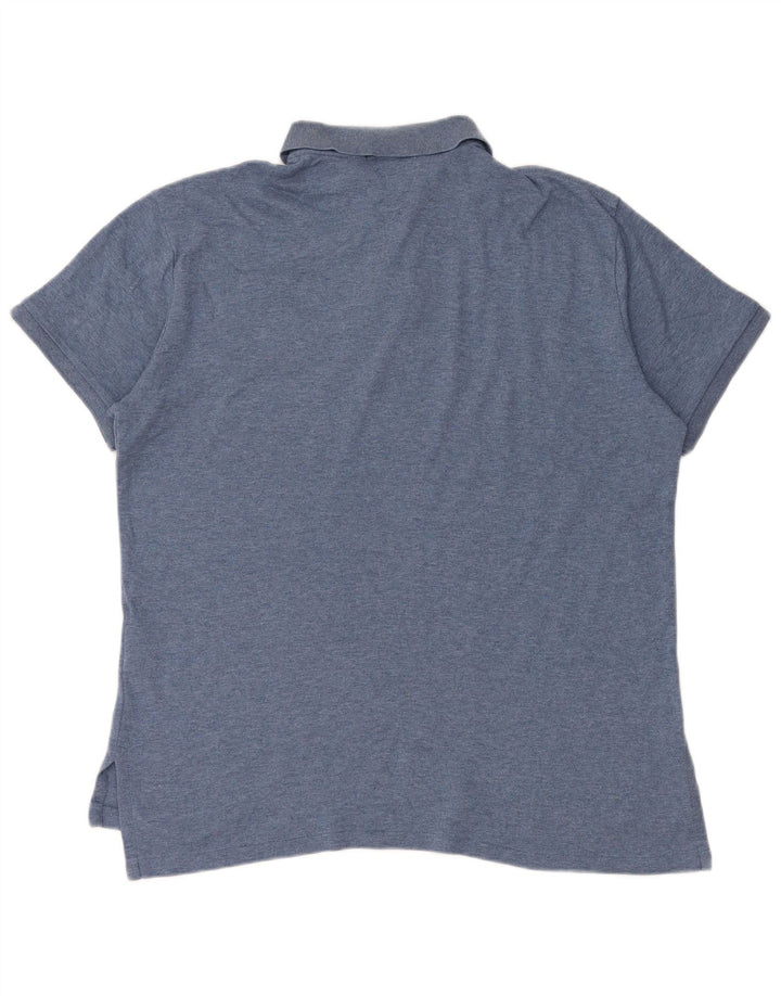 POLO RALPH LAUREN Polo de ajuste personalizado para hombre de algodón azul medio