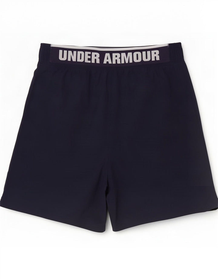 Under Armour Pantalones cortos deportivos para hombre poliéster azul marino grande