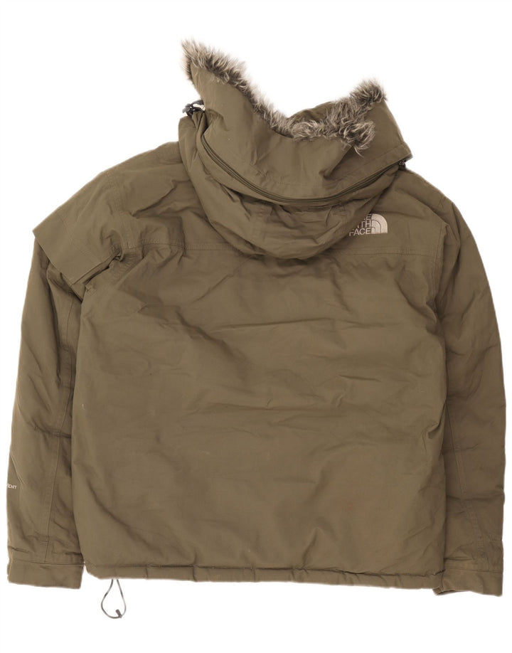The North Face Chaqueta acolchada con capucha para hombre UK 38 Medium Caqui Nylon