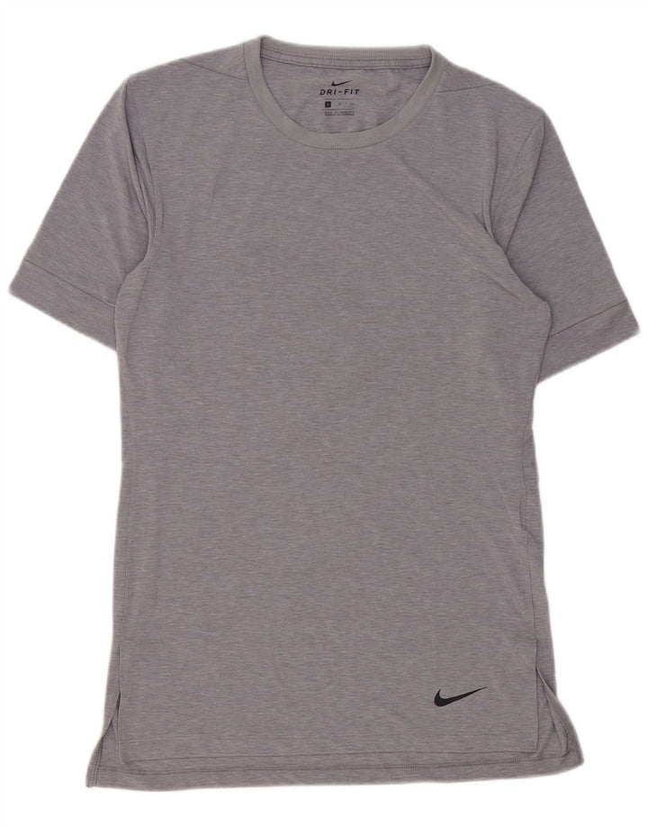 Puma Camiseta alta para hombre Top Small Gris Poliéster