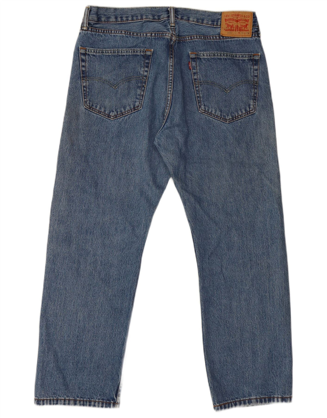 Levi's Jeans rectos 505 para hombre W36 L29 Algodón azul