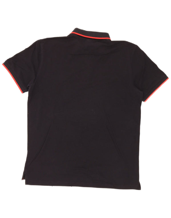 Polo Hugo Boss Hombre XL Algodón Negro