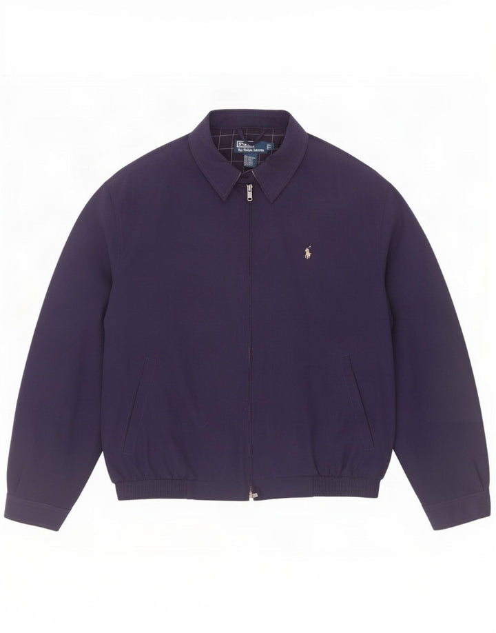 Polo Ralph Lauren Chaqueta Bomber para Hombre Reino Unido 40 Grande Poliéster Azul Marino