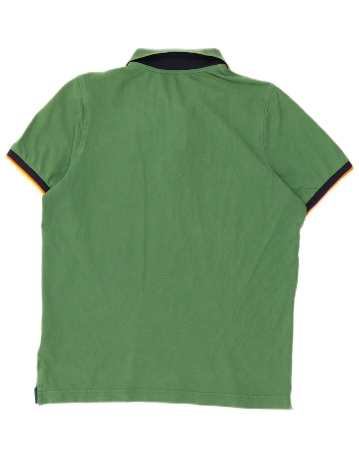 K-WAY Polo Hombre Algodón Verde Medio