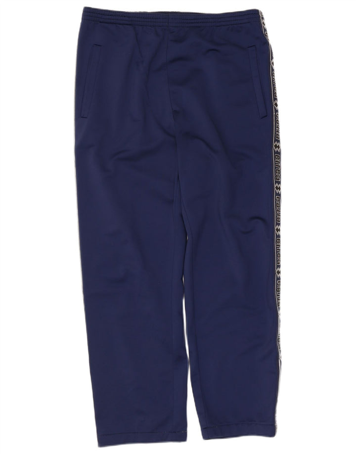 Errea Hombre Pantalones De Chándal Gráfico Poliéster Azul Marino Medio