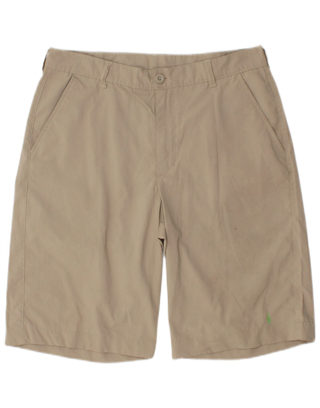 IZOD Pantalones cortos chinos para hombre W32 Poliéster beige medio