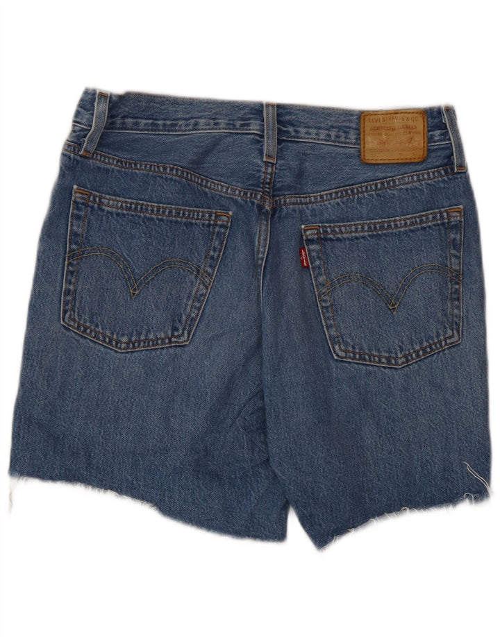 Levi's Mujer 501 Shorts De Mezclilla W27 Small Azul Algodón