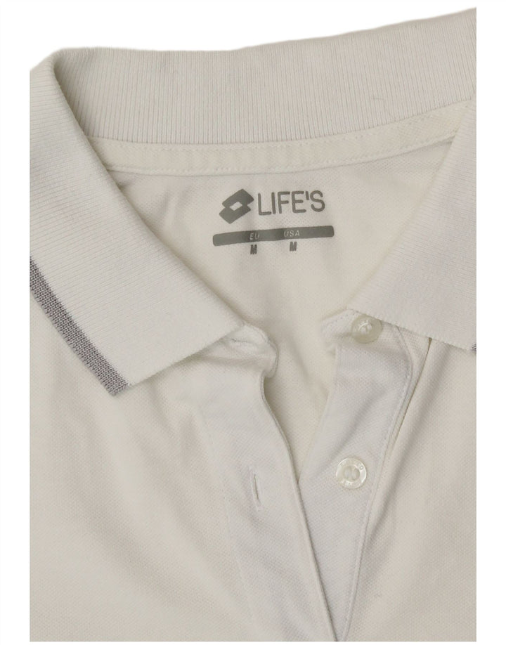 Lotto Polo para Mujer UK 44 Mediano Blanco