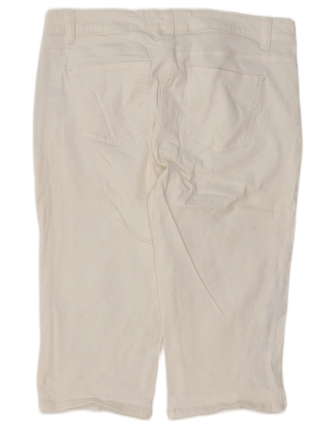 CHAPS Bermudas para mujer W34 grande algodón blanco