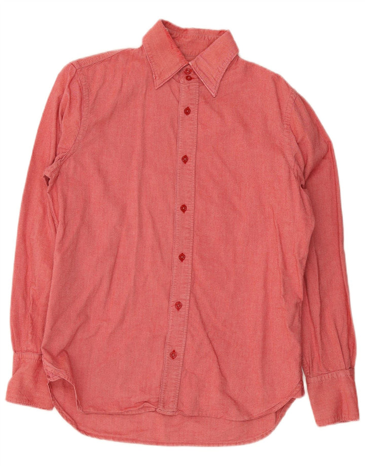 Diesel Camisa Regular Fit Para Hombre De Algodón Rojo Pequeño
