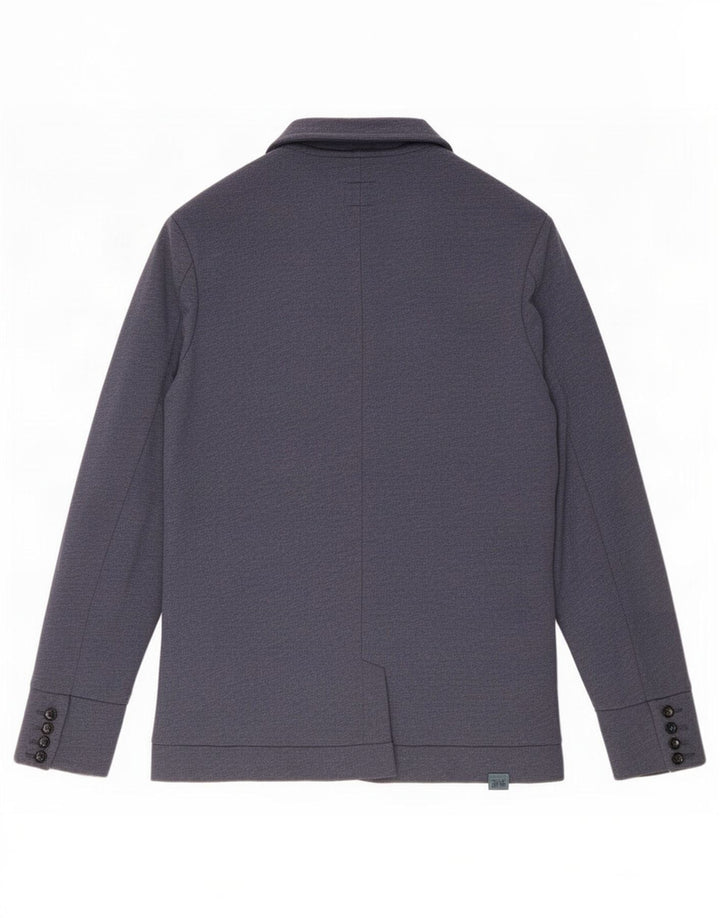 Diesel Chaqueta tipo blazer con doble botonadura para hombre UK 44 2XL Algodón azul marino