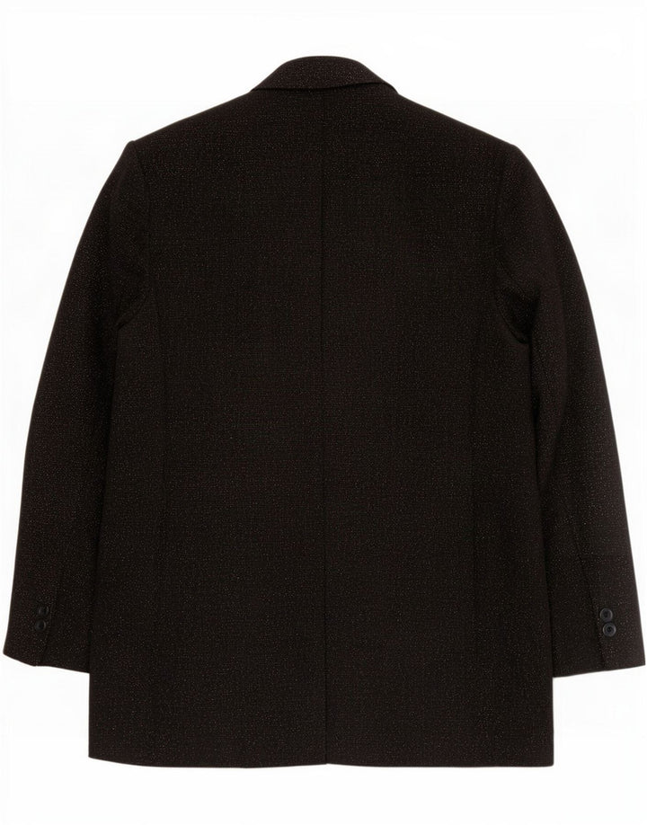 Chaqueta tipo blazer de 2 botones para mujer Marks & Spencer Petite UK 44 Medium Black
