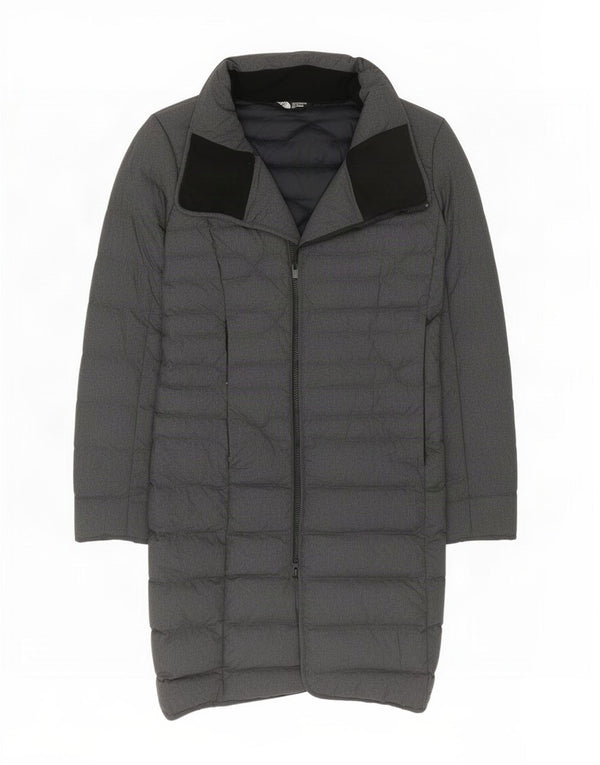 The North Face Abrigo acolchado para mujer UK 10 Small Nylon gris