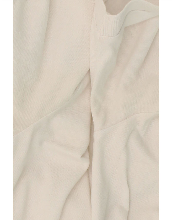 KAPPA Mens Polo Shirt Large White Cotton Vintage Kappa and Second-Hand Kappa from Messina Hembry 