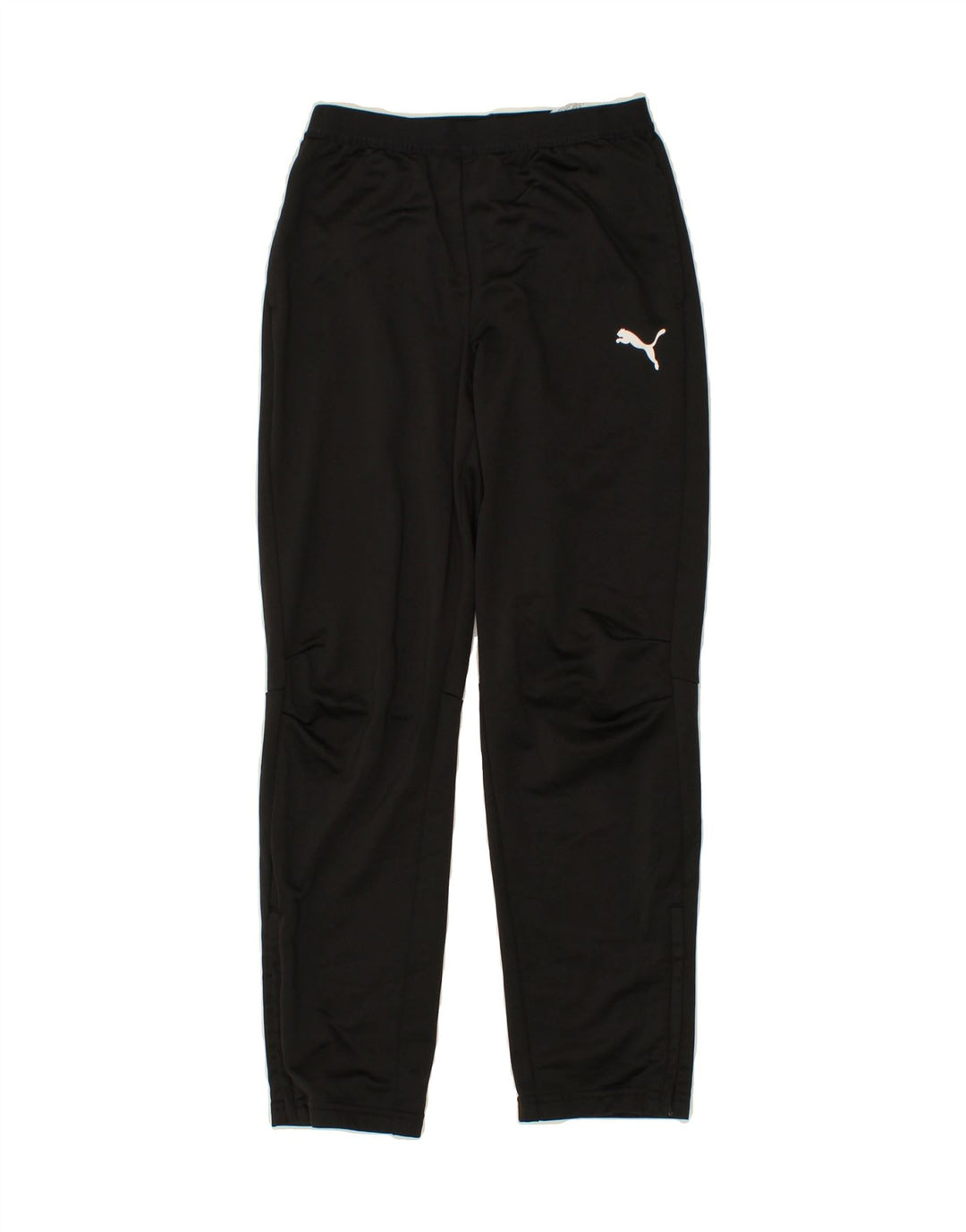 PUMA Boys Tracksuit Trousers 11-12 Years Black Polyester Vintage Puma and Second-Hand Puma from Messina Hembry 