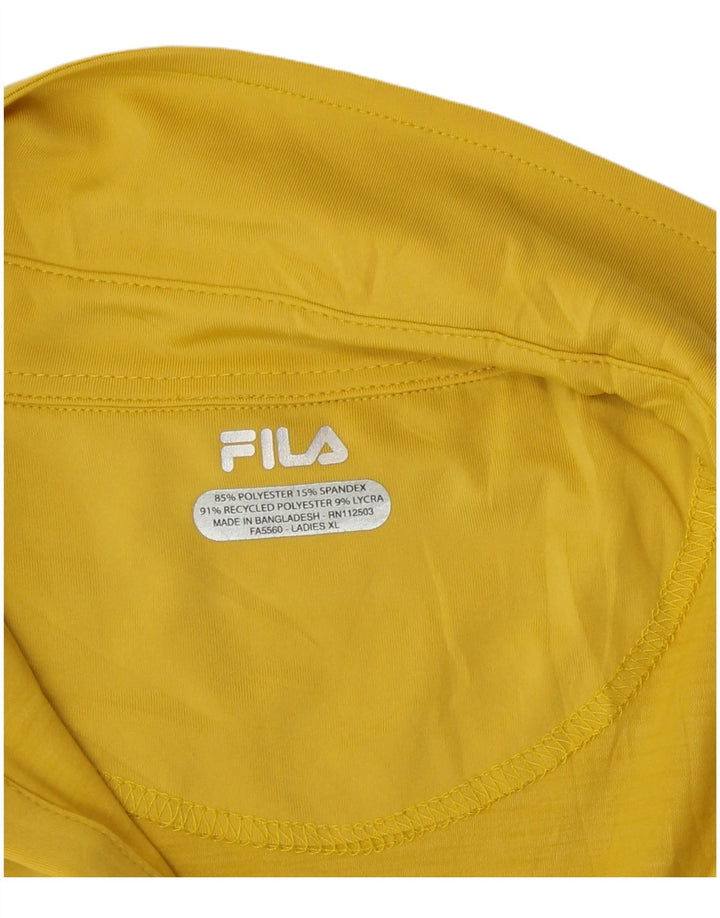 Fila Polo Mujer ES 40 XL Poliéster Amarillo