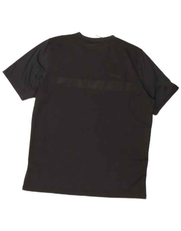 Nike - Camiseta Dri Fit para hombre, talla 2XL, color negro, poliéster