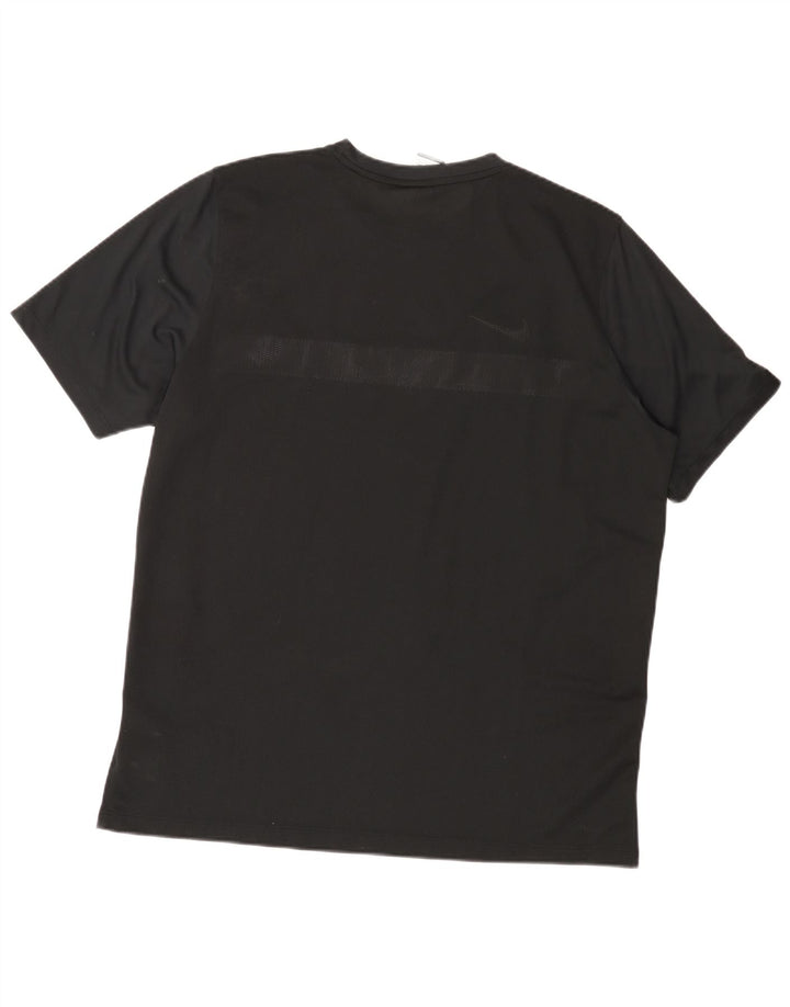 Nike - Camiseta Dri Fit para hombre, talla 2XL, color negro, poliéster