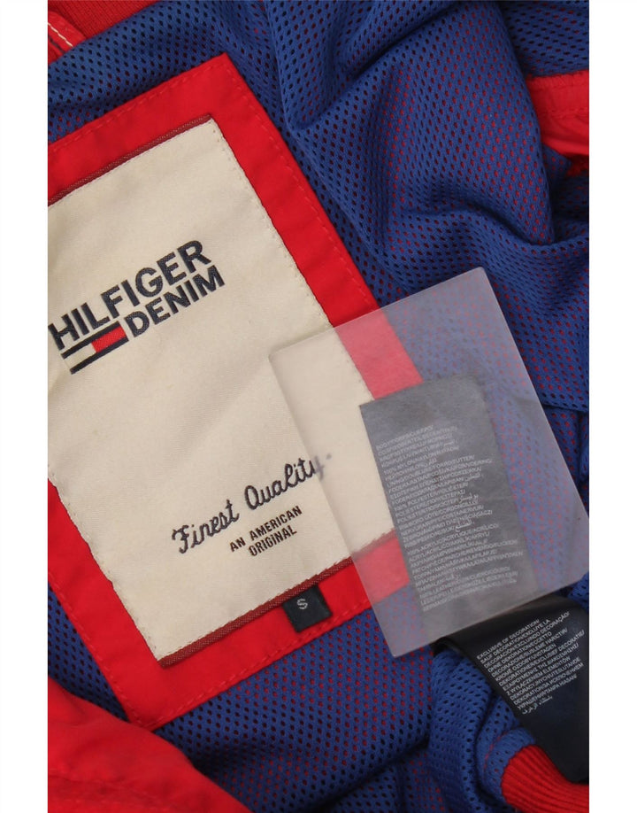 Tommy Hilfiger Chaqueta Bomber para Hombre UK 36 Small Red Nylon
