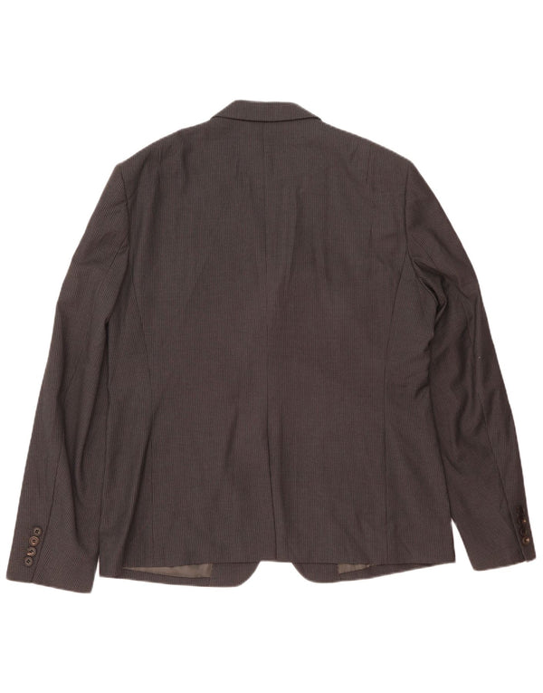 All Saints Chaqueta tipo blazer de 2 botones para hombre UK 42 XL Gris a rayas