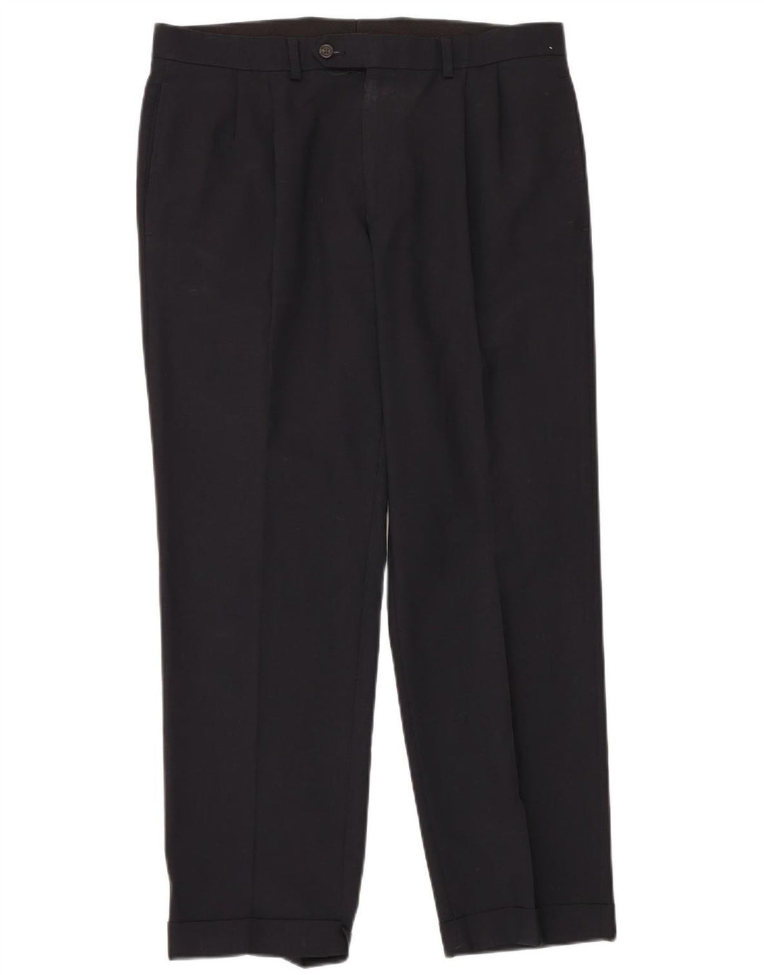 RALPH LAUREN Pantalón de traje con pinzas Total Comfort para hombre W34 L30 Negro