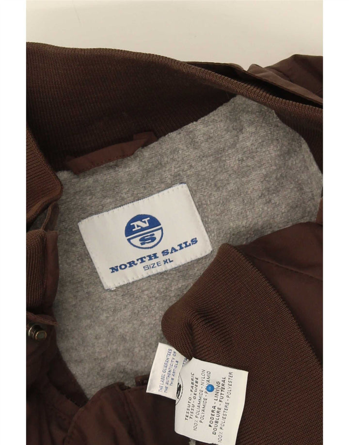Chaqueta Bomber North Sails Hombre UK 42 XL Poliamida Marrón
