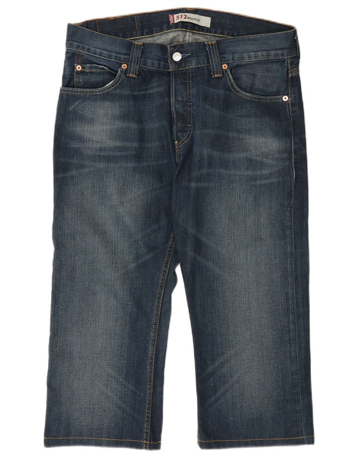 Levi's Mens 512 Capri Jeans W33 L22 Algodón Azul