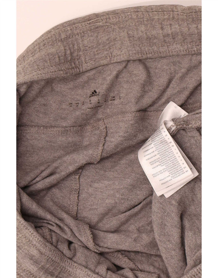 Adidas Pantalones cortos deportivos gráficos para hombre de algodón moteado gris medio