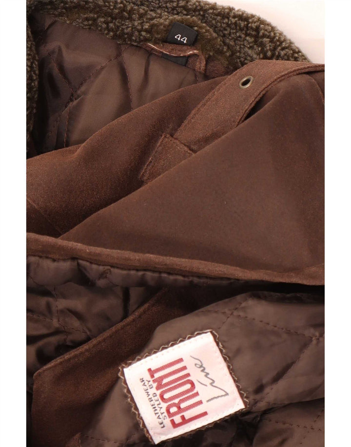 Chaqueta de ante para mujer Front Line EU 44 XL Cuero marrón