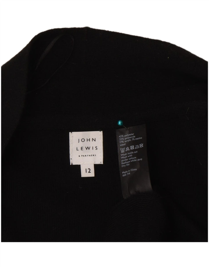 John Lewis - Cárdigan abierto largo para mujer, talla 40, talla M, color negro