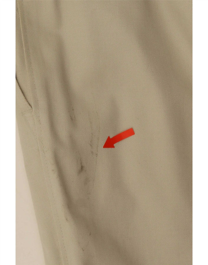 Marks & Spencer Pantalón de traje con pinzas para hombre W34 L29 Algodón gris
