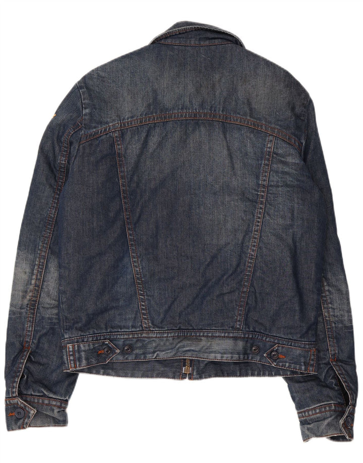 REPLAY Chaqueta vaquera para mujer UK 46 Grande Algodón azul marino