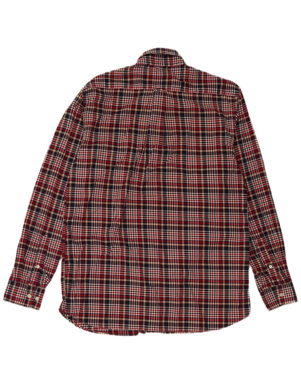 Camisa De Franela Regular Fit De Algodón Con Cuadros Multicolores Gant Hombre