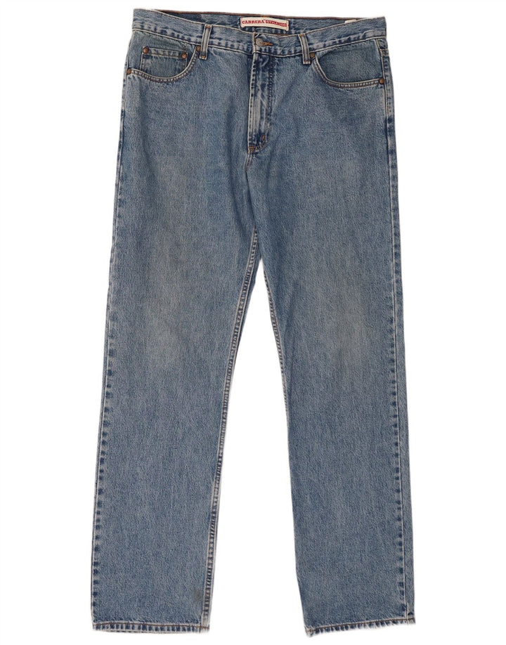 Carrera Hombre 700 Vaqueros Rectos W38 L33 Algodón Azul
