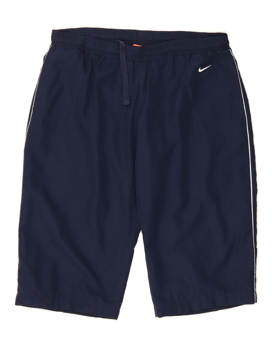 NIKE Womens Sport Shorts UK 16 Large  Navy Blue Polyester Vintage Nike and Second-Hand Nike from Messina Hembry 