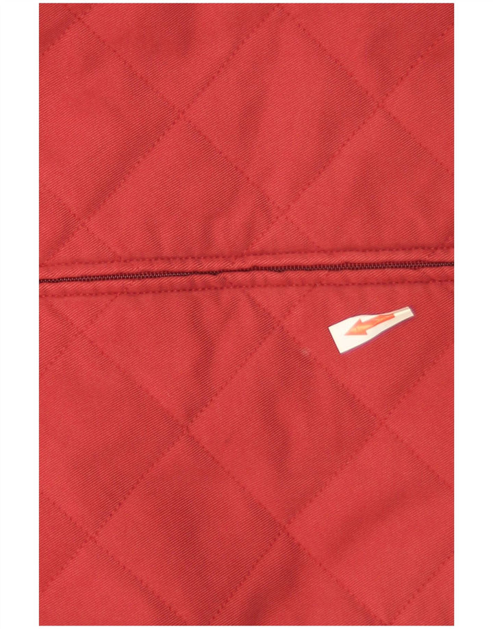 Orvis Chaleco acolchado para mujer UK 46 Grande Poliéster rojo