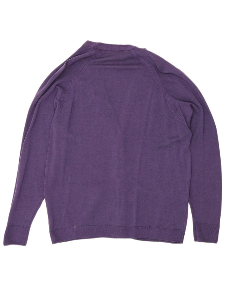 Classics - Cárdigan para mujer, talla 40, talla grande, color morado