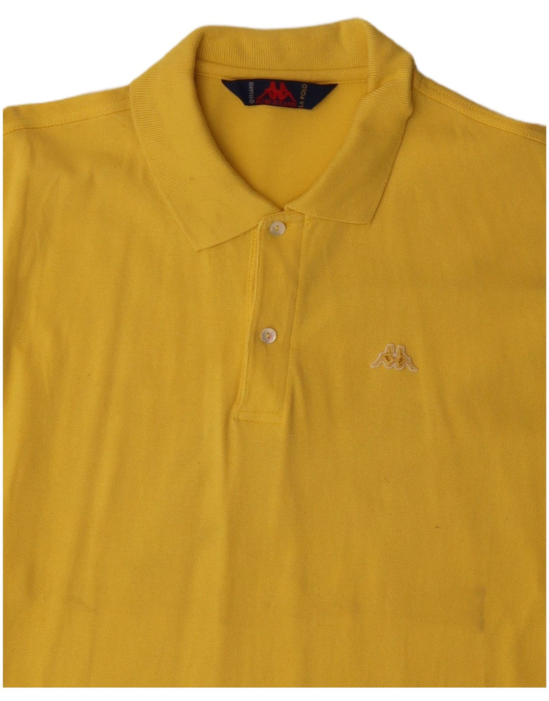 KAPPA Polo Hombre 2XL Algodón Amarillo