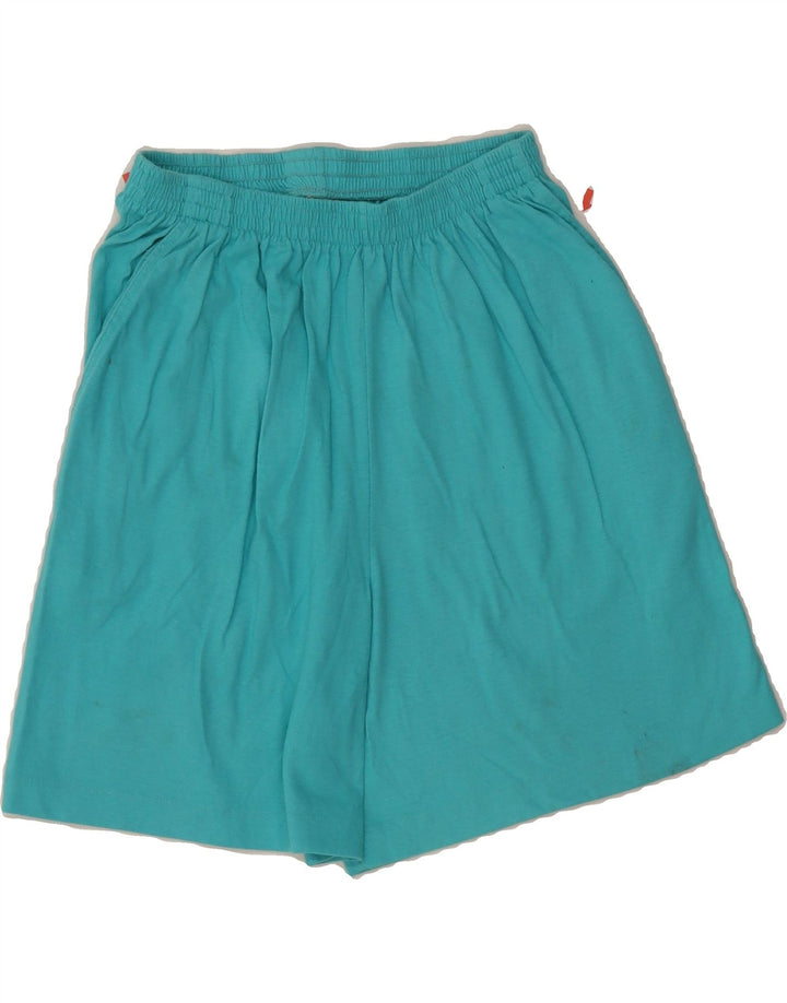 L.L.BEAN Womens Sport Shorts UK 12 Medium  Blue Cotton Vintage L.L.Bean and Second-Hand L.L.Bean from Messina Hembry 