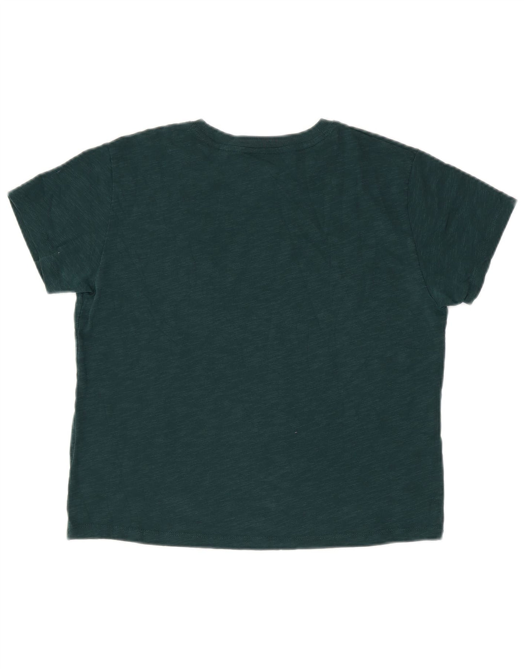 SUPERDRY Camiseta gráfica para mujer Top UK 40 Large Algodón moteado verde