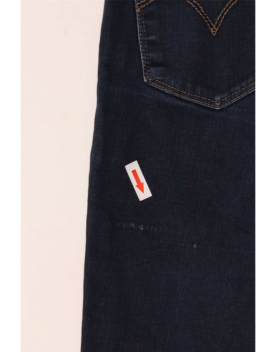 Levi's Mujer 715 Bootcut Jeans W24 L26 Algodón Azul Marino