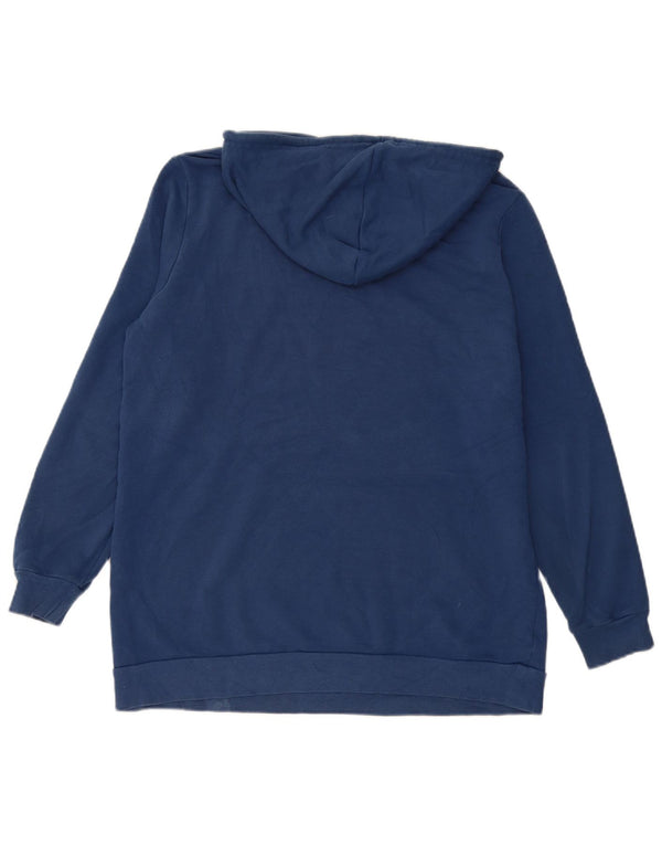 Marks & Spencer - Sudadera con capucha para mujer, talla 40, talla grande, algodón azul marino