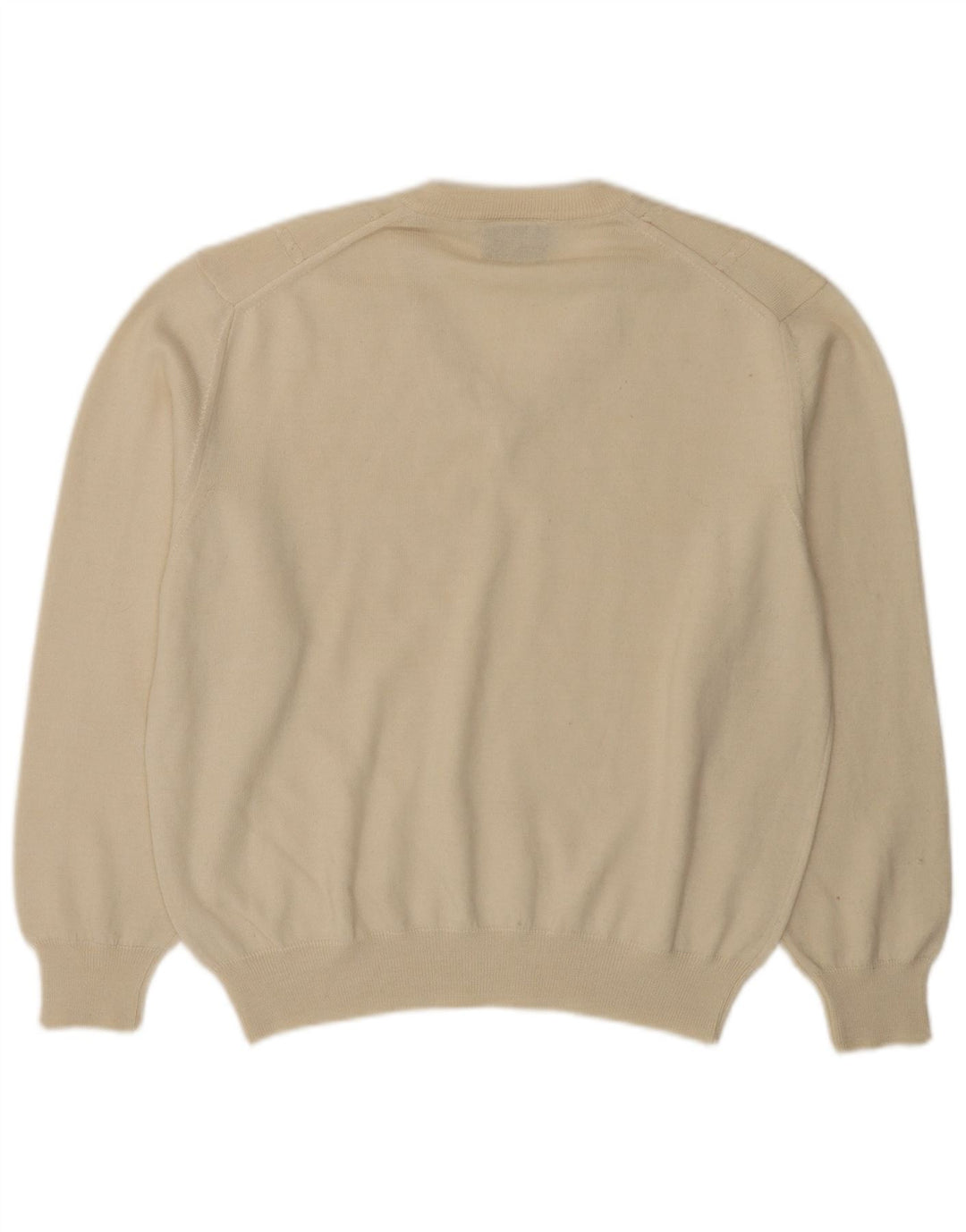 BIBO Jersey con cuello en V para mujer IT 50 XL Lana blanca