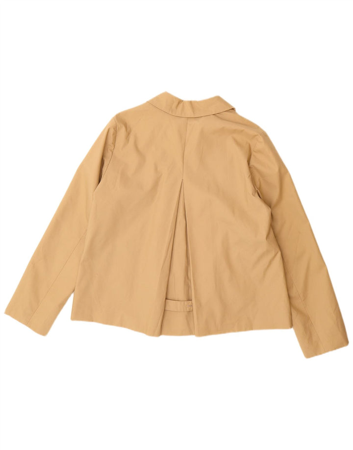 J. Crew Chaquetón para Mujer US 10 Grande Algodón Beige