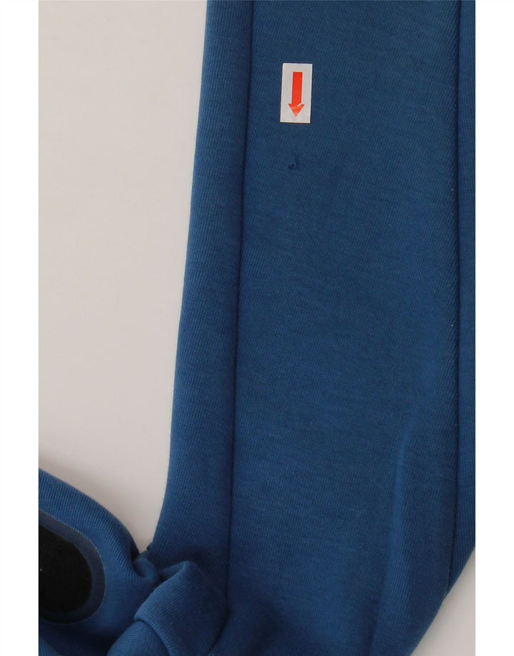 NIKE Hombre Sudadera con capucha y cremallera de algodón color block en azul medio