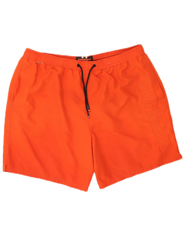 Superdry Shorts De Baño Gráficos Para Hombre 2XL Poliéster Rojo