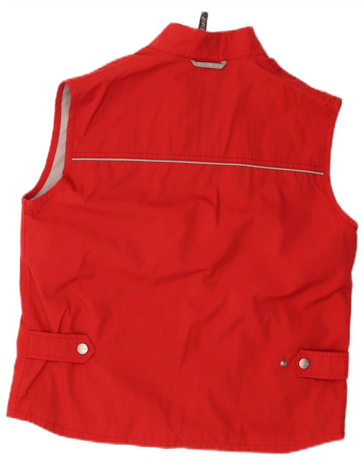 Brema Chaleco utilitario para mujer UK 10 Small Red Polyamide