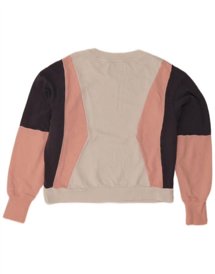 Calvin Klein Jeans Sudadera para mujer Jumper UK 10 Small Multicolor