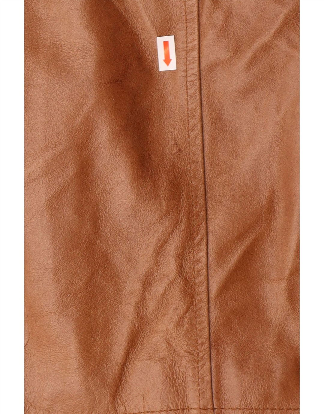 VINTAGE Mens Leather Jacket IT 50 Large Brown Leather