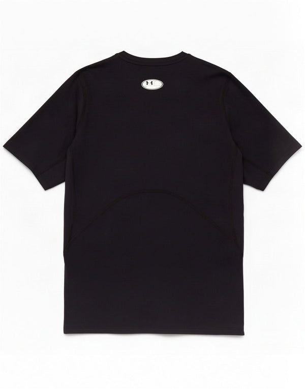 Under Armour Mens Heat Gear T-Shirt Top Large Black
